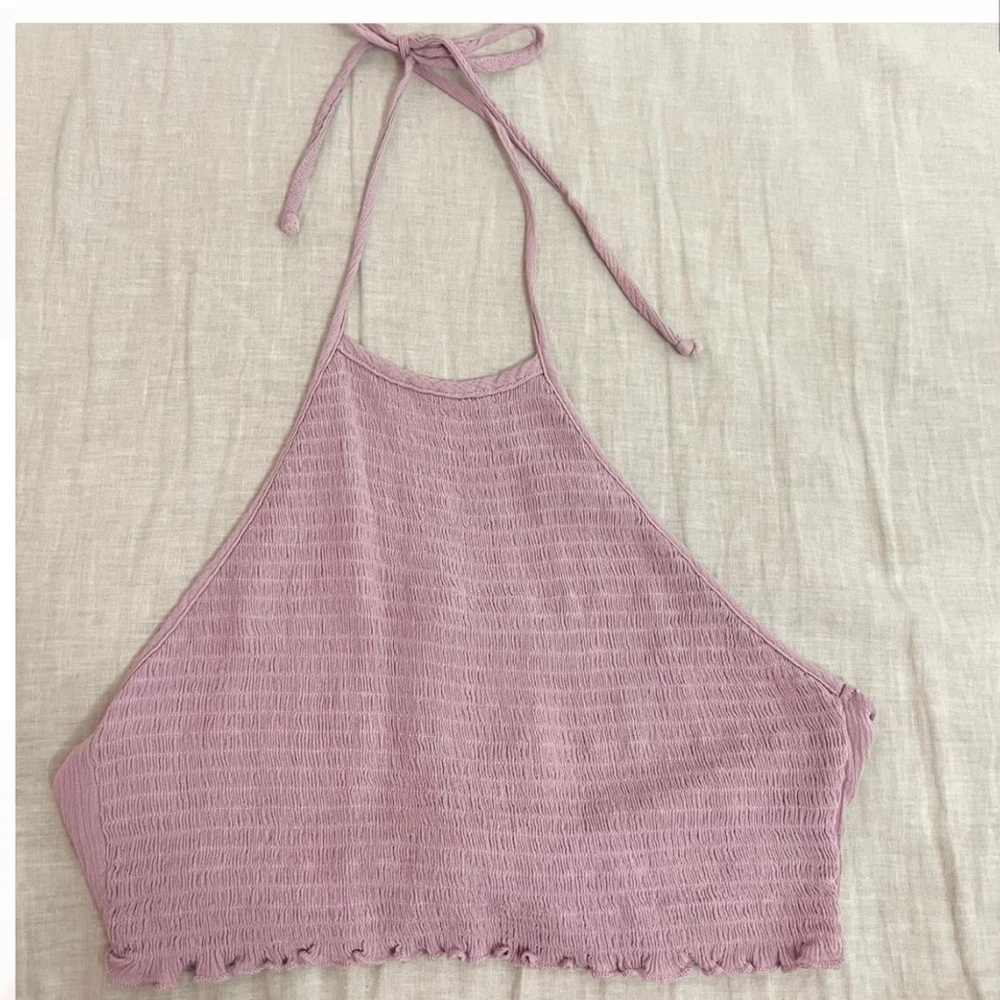 lavender backless top 💟